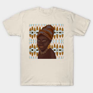 Ethnic Artistic Abstract Woman T-Shirt